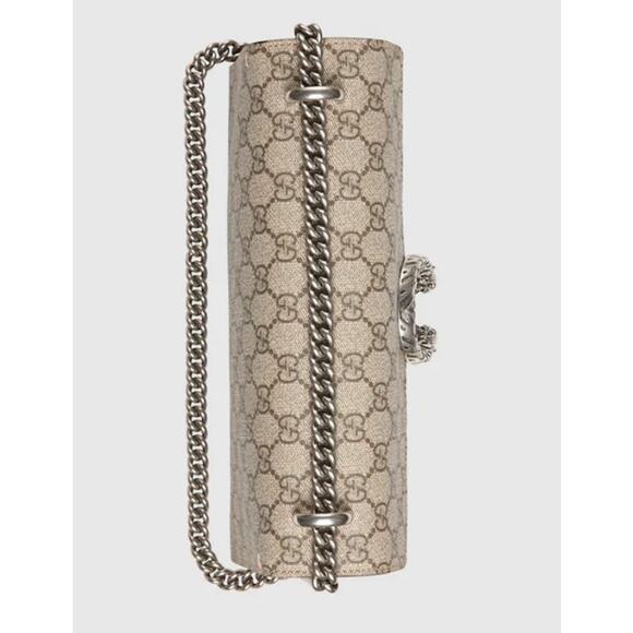 GUCCI LIMITED EDITION SOLD OUT NWT Dionysus GG Small Shoulder Bag W/ RED SUEDE - Picture 4 of 6